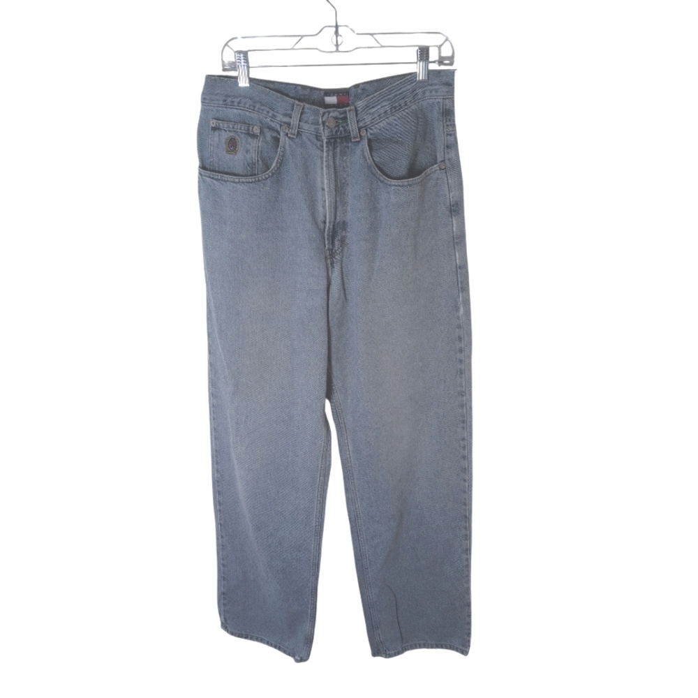 Tommy Hilfiger Vintage Jeans Mens 32 x 33 Relaxed Y2K Grunge HipHop Skater Wide